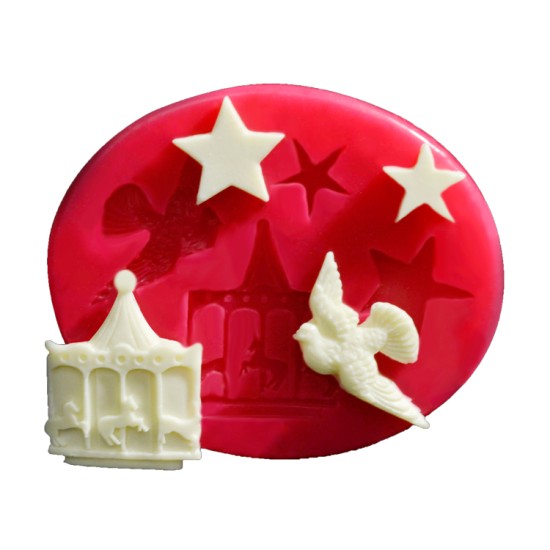 Atlı Karınca Set Silikon Kalıp - 32855 - Cesil